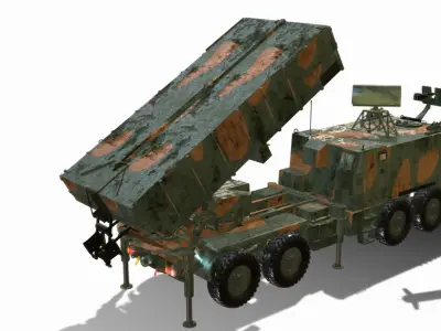 astros lll 8x8 av lmu Low-poly 3D model