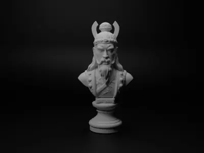 Korean Hwarang Bust Chess 3D print model buy