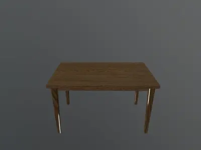 3D table Free 3D model
