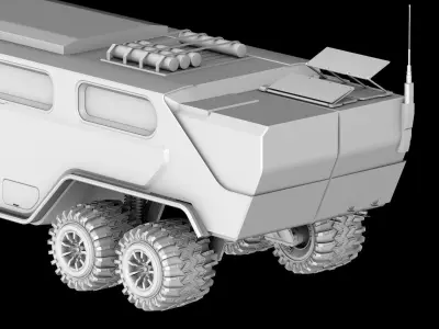 Scylla Truck 3D model