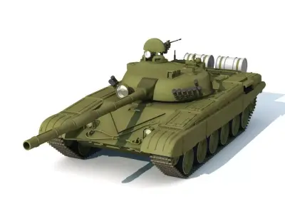 T-72M1 Tank 3D model