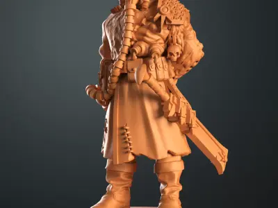 Traitor commander 2 miniatures 3D print model
