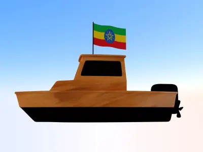 Ethiopia Fishing Boat 3D model