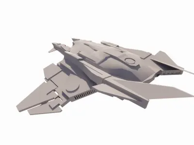 Spaceship-spacecraft-39 3D model