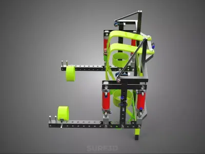 ERGONOMIC POWER ASSIST SYSTEM ARM HAND EXOSKELETON SUIT LIFTER 3D model