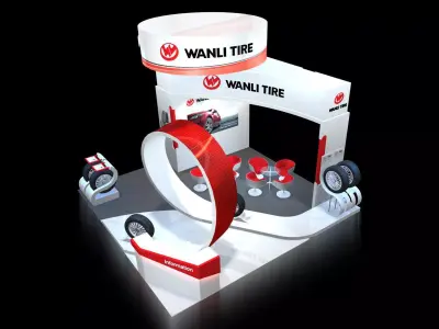 Exhibition - Area -6X6-3DMAX2009-22 3D model