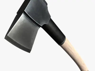 Hatchet axe 3D model purchase