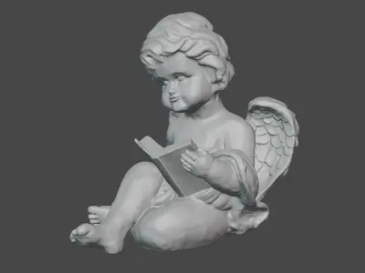 Baby anglel cherubic figurine  3D print model