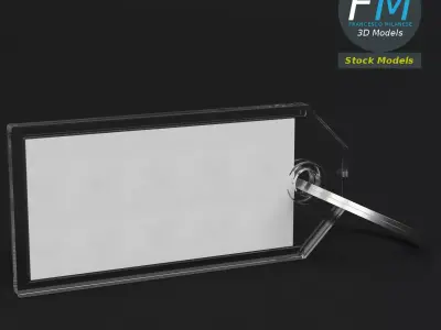 Heavy duty key tag 3D model