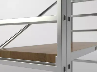 Scaffold tower 8 3D model