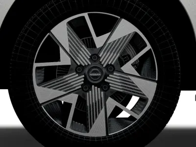 Nissan Townstar Van L2 2022 wheel 3D model