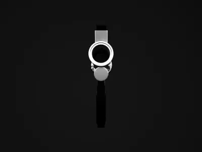 Pistols Colt Python Barrel 6 3D model