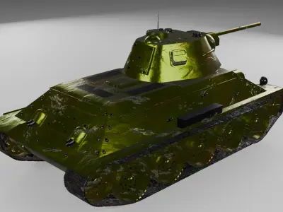 Tank T-34  3D model