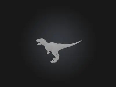 Realistic dinosaur Model Low-poly 3D model purchase