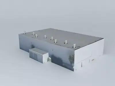 Hangar at Los Angeles International Free 3D model