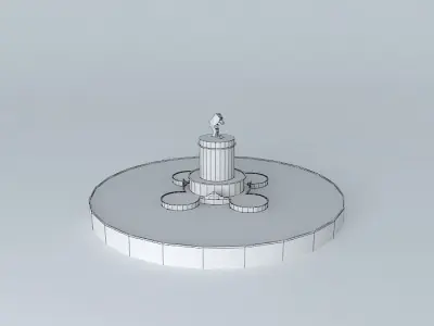Pipila roundabout San Miguel de Allende 3D model
