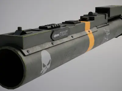 M72A7 LAW - Game-Ready PBR 3D Model  Low-poly 3D model