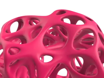 Parametric Math Organic Geometries 3D model