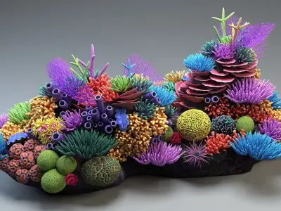 Coral Reef 03 3D model