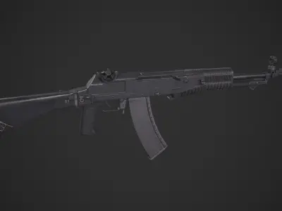 AN-94 ak - rifle Low-poly 3D model