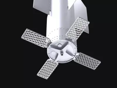 GBU-57 Bunker Buster Bomb - Boeing PBR 3D model