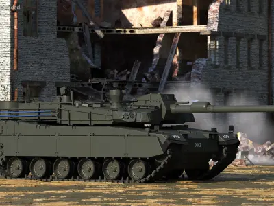 South Korean Tanks Collection 3D model