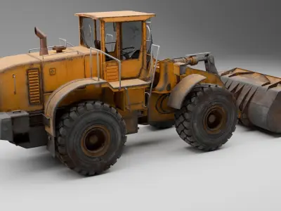  Bulldozers 3D model