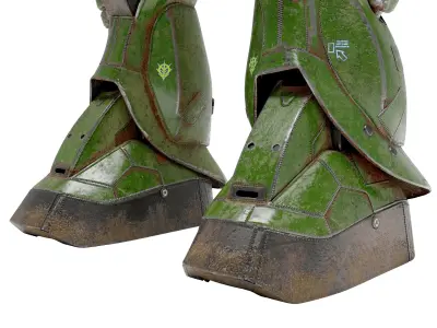 MS-06F Zaku Mobile Suit UC 0079 3D model