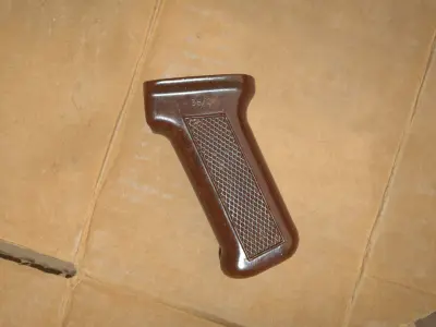 AKM AK74 bakelite pistol grip Free low-poly 3D model