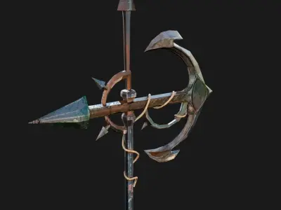 ANCOR WEAPON Low-poly 3D model