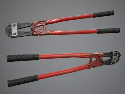 Bolt Cutters Low-poly 3D model purchase