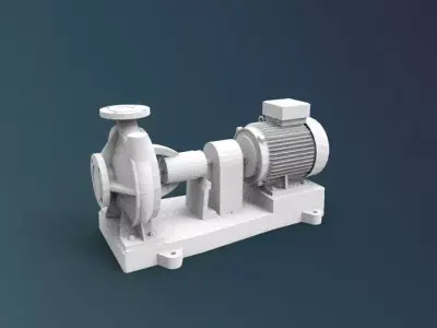 pump system equipment 3D print model