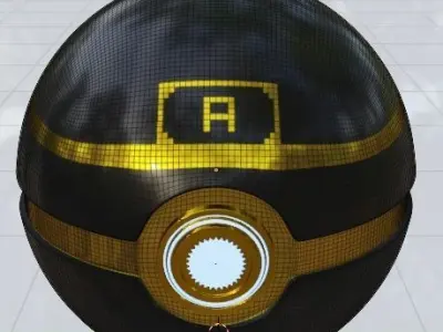 Pokeballs pokemon ball 3D model