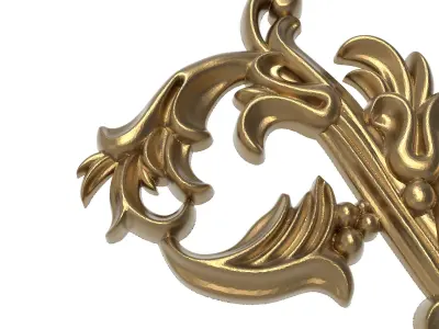 decorative pattern ready for 3D printing 3D model 60
