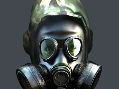 Helmet 3d model military combat Military  Low-poly 3D model buy