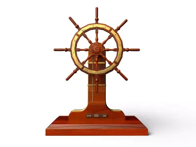 Ship Helm 3D model