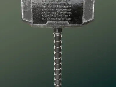 Thor Hammer Mjoelnir 3D model