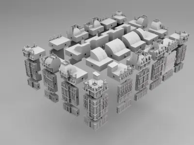 Chicago hotel 3D print model