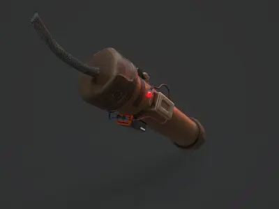 Custom Grenade - Models and Textures Low-poly Low-poly 3D model