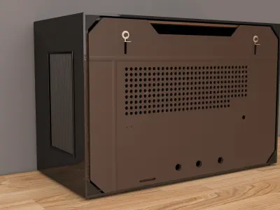 Saba Villingen - Old Antique Vintage Radio 3D Model  3D model