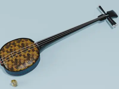 Sanshin 3D model