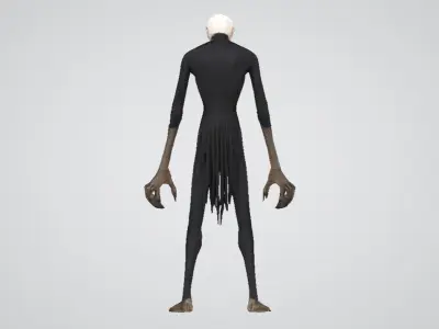 Shudderman Low-poly 3D model