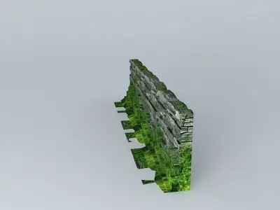 Eco Rail 3D Wall No.2 Old Steam Days Free 3D model