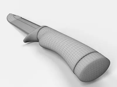 Fishing knife 3D model
