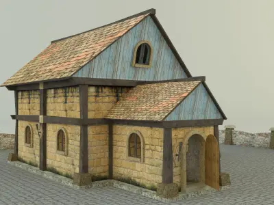 Medieval house 3D model order