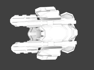 ALIEN VX-277 Low-poly 3D model