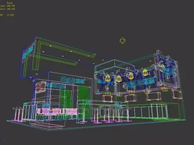 Exhibition - Area - 6X9-3DMAX2009-041 3D model