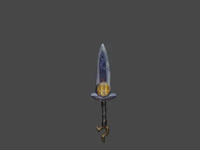 Zeloeman Sword A 62 Low-poly 3D model