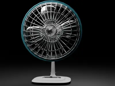 Fan 3d Antique  model  3D model