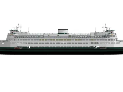Washington State Ferry 3D model